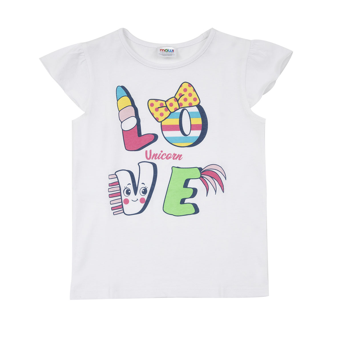 Toys Center Baby Canotta jersey bimba bianca stampata frill