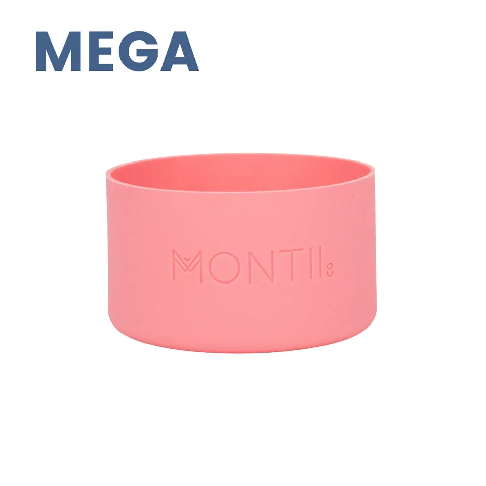 Montii MEGA protezione base silicone rosa borraccia