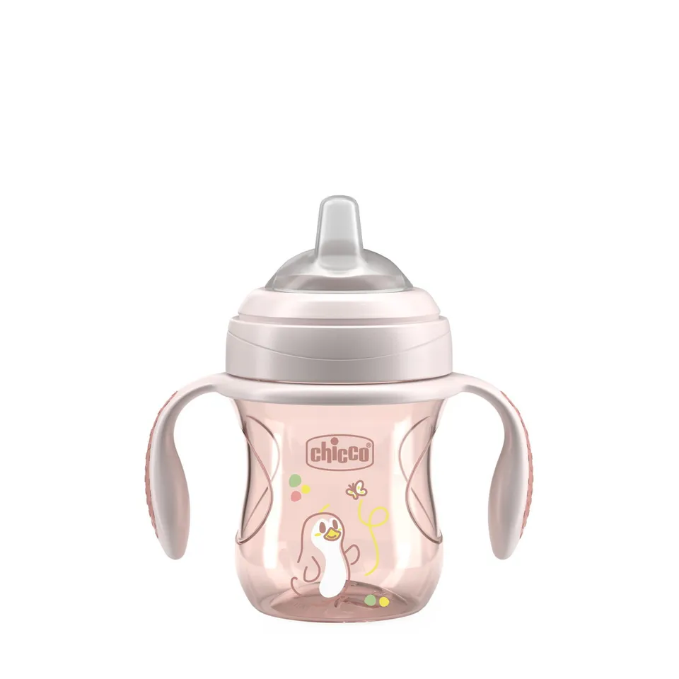 Chicco Transition tazza 4m+ rosa per svezzamento