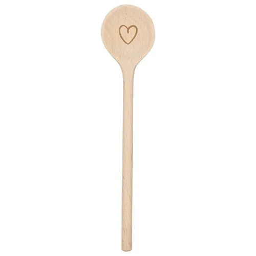 The Dida Cucchiaio Cuore in legno per cucina 20 cm