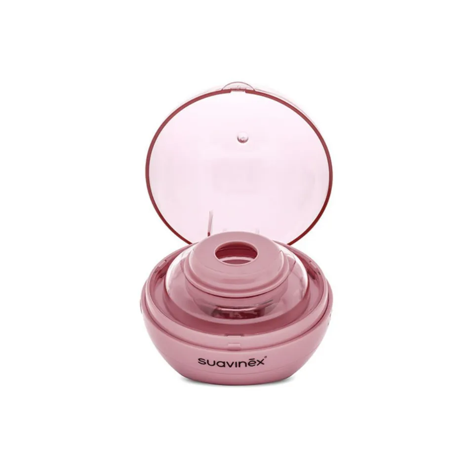 Suavinex Duccio Sterilizzatore Ciuccio rosa compatto