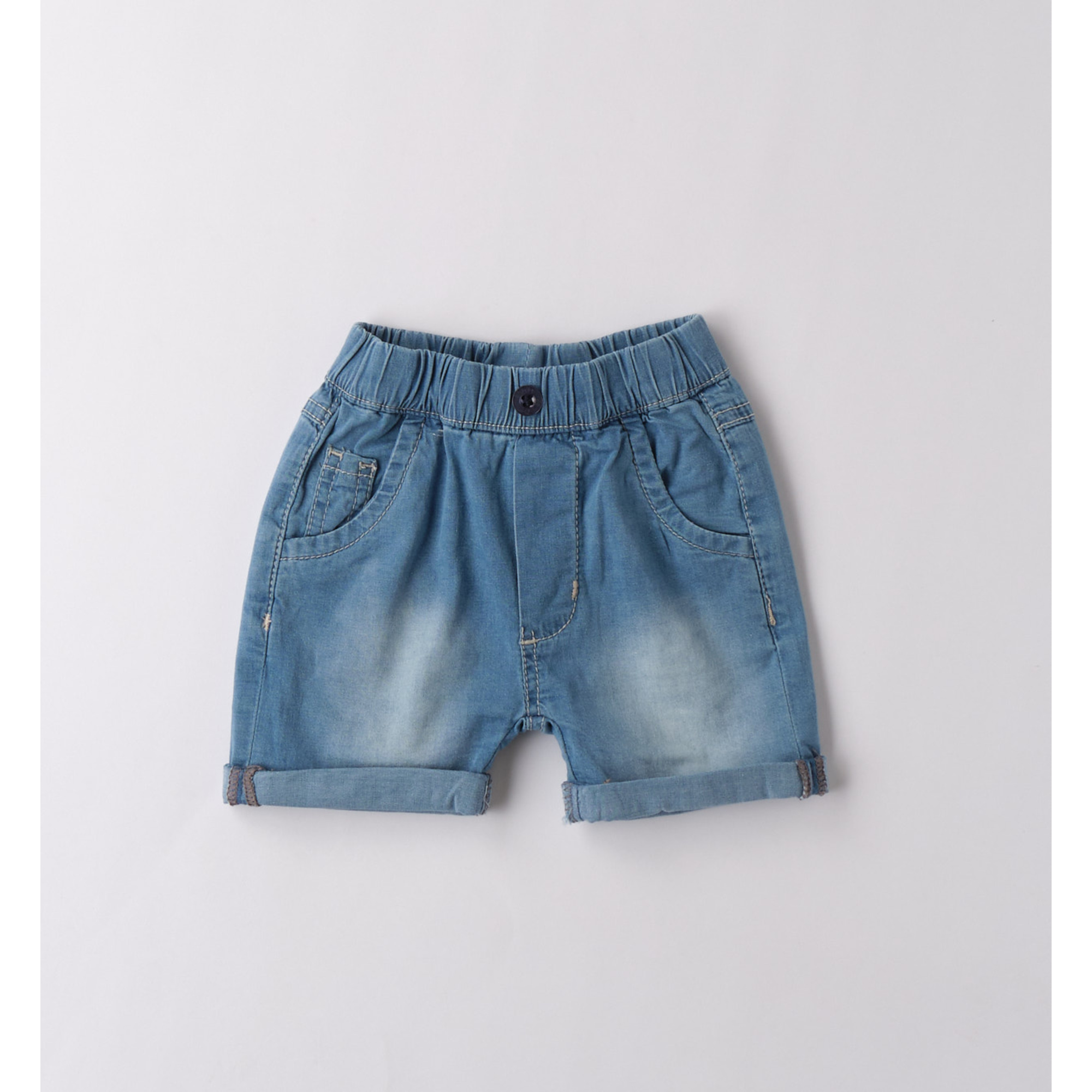 iDO Short Chambray Pantaloncini Bimbo Denim 1-24 Mesi
