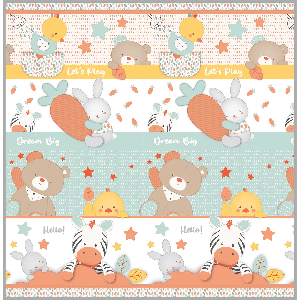 BabySmile tappeto gioco pieghevole 150x150 bifacciale 10m+