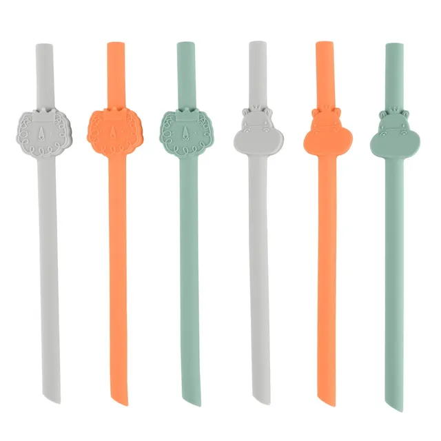 Chicco Cannucce silicone colorate 12m+ morbide