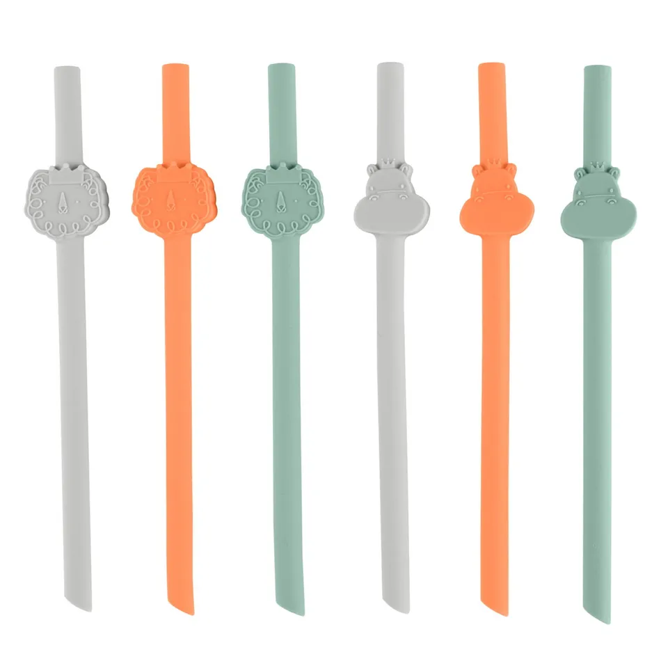 Chicco Cannucce silicone colorate 12m+ morbide