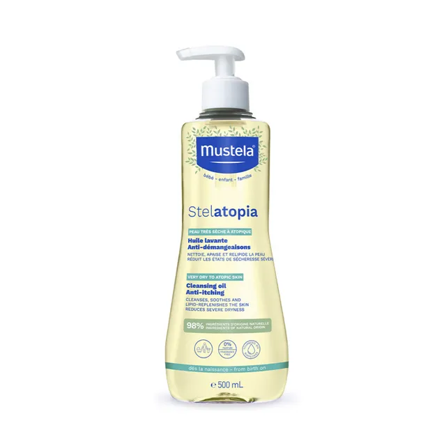 Mustela Stelatopia Olio Bagno 500ml Pelle Atopica