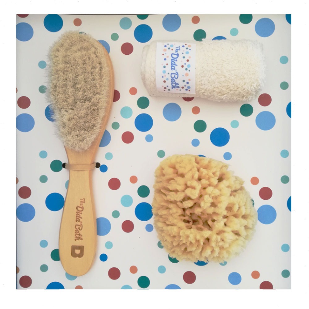 The Dida Bubbles Set Bagnetto Spugna Naturale 3 Pezzi