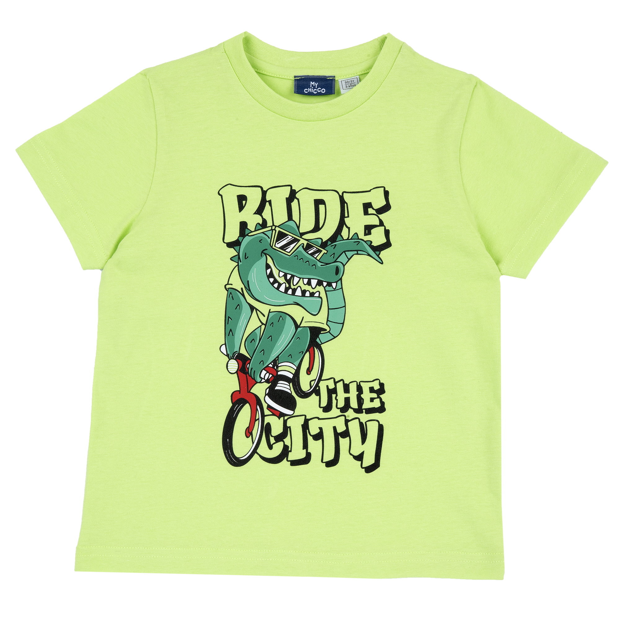 Chicco Maglietta Maniche Corte Cotone Bambini Morbida