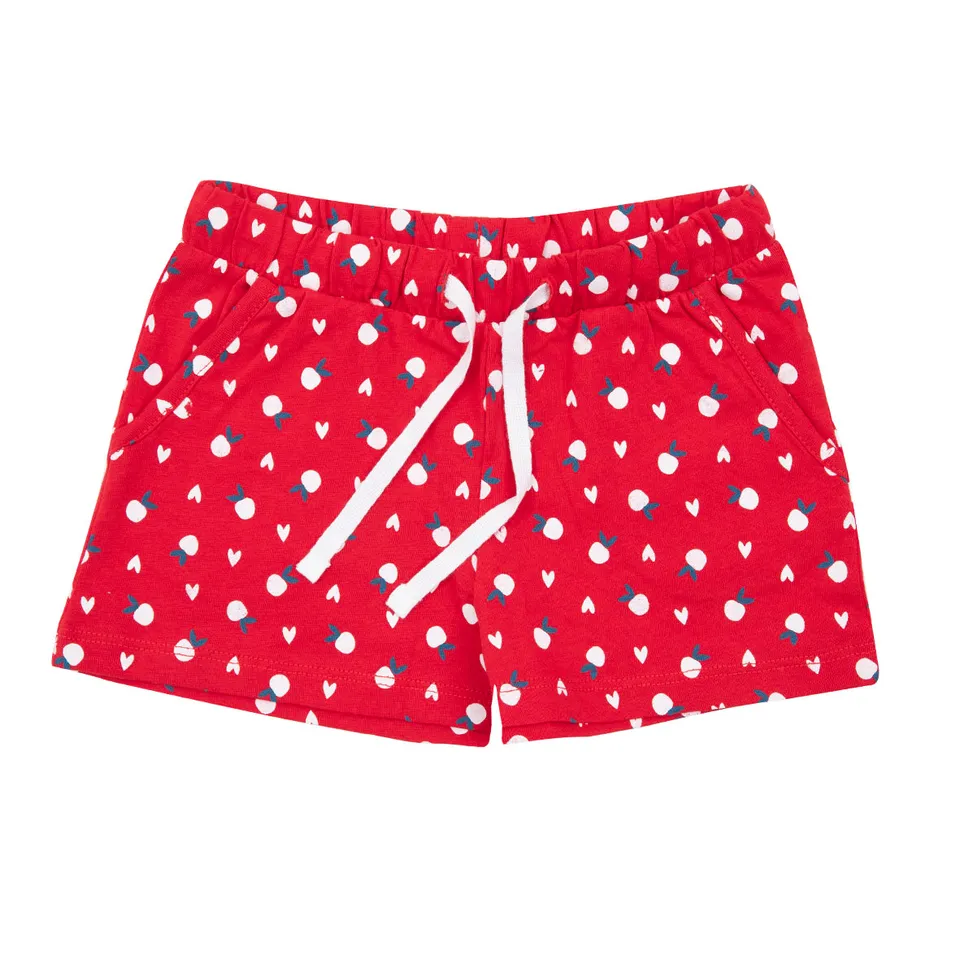 Toys Center Baby Short Jersey short bimba rosso cuoricini