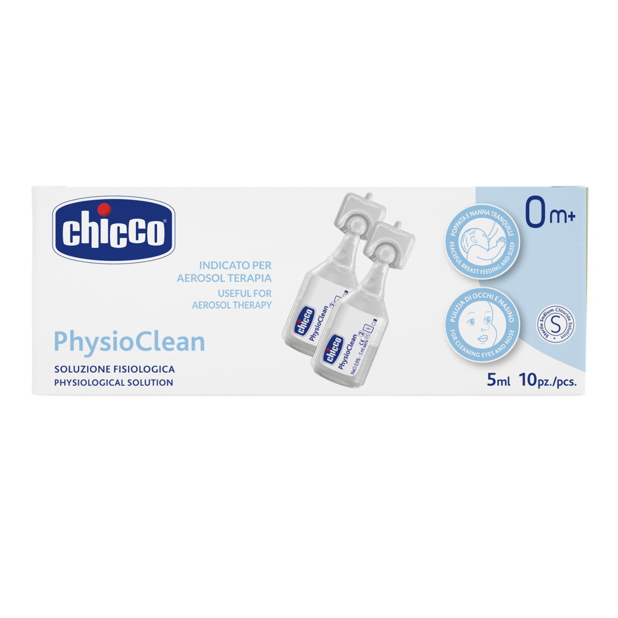 Chicco Physioclean soluzione fisiologica 5 ml 10 pezzi