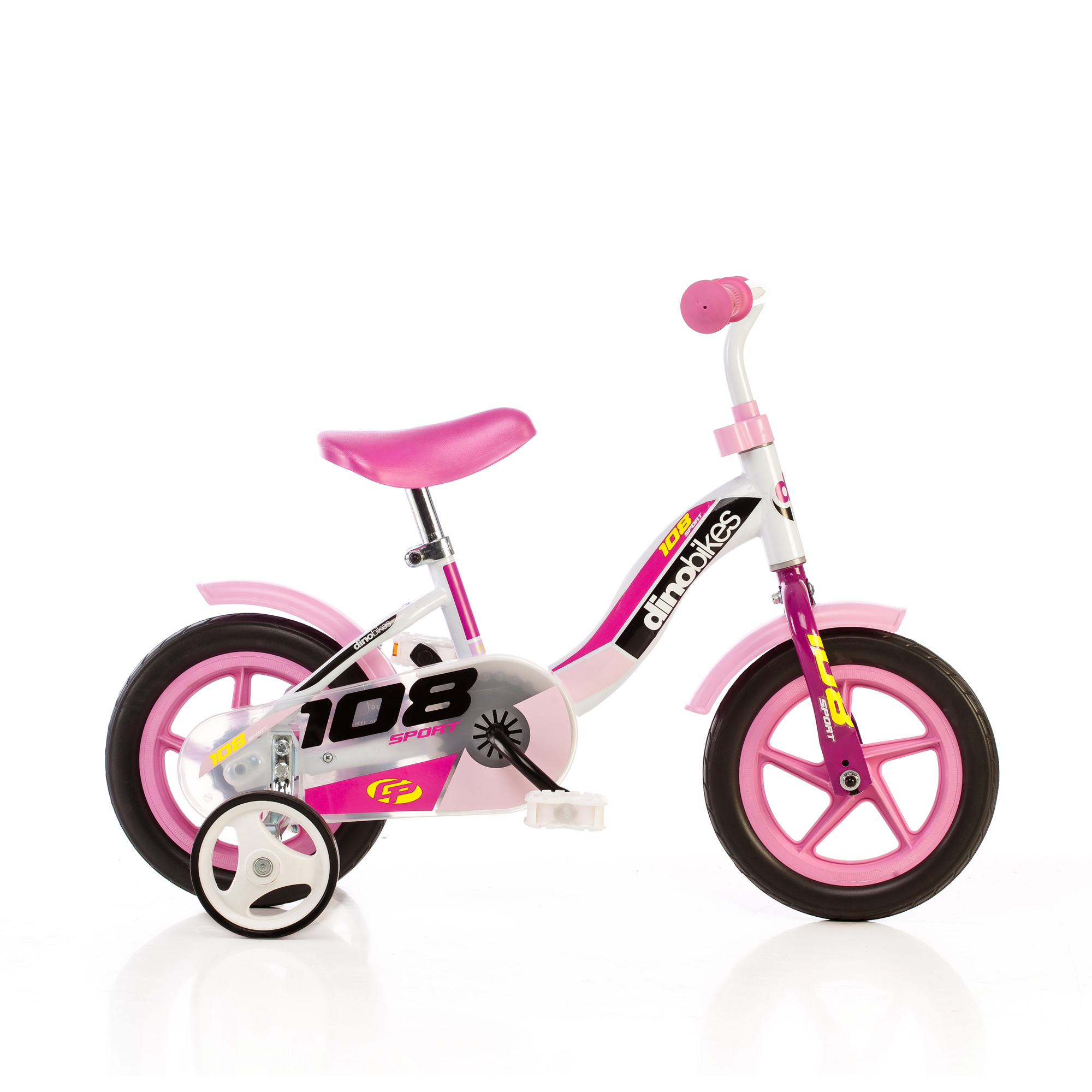 Dino Bikes 108 Sport bici bimba 10" 3-4 anni rotelle