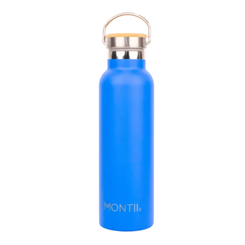 Montii Borraccia termica acciaio 600 ml blu doppia parete