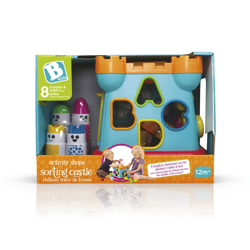 Baby Smile Castello multiattività incastra forme 19x19x17 cm