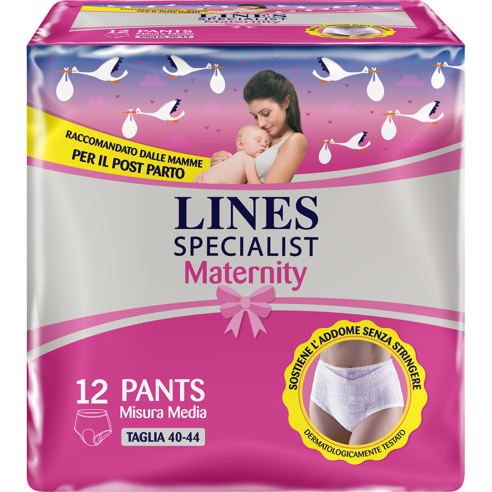 Lines Specialist Maternity Mutandine Post Parto M x12
