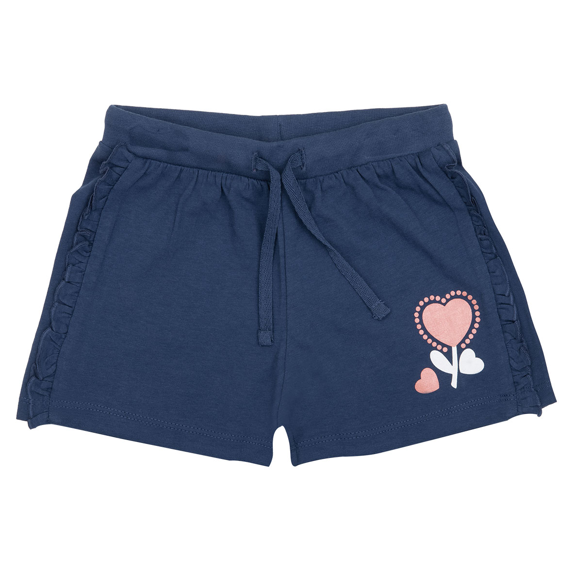 Toys Center Baby Short Bimba Blu Cuoricini Frills