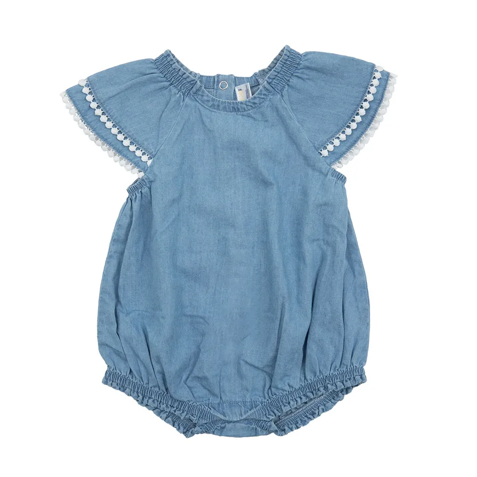 Toys Center Baby Pagliaccetto Bimba Mezza Manica Blue Denim