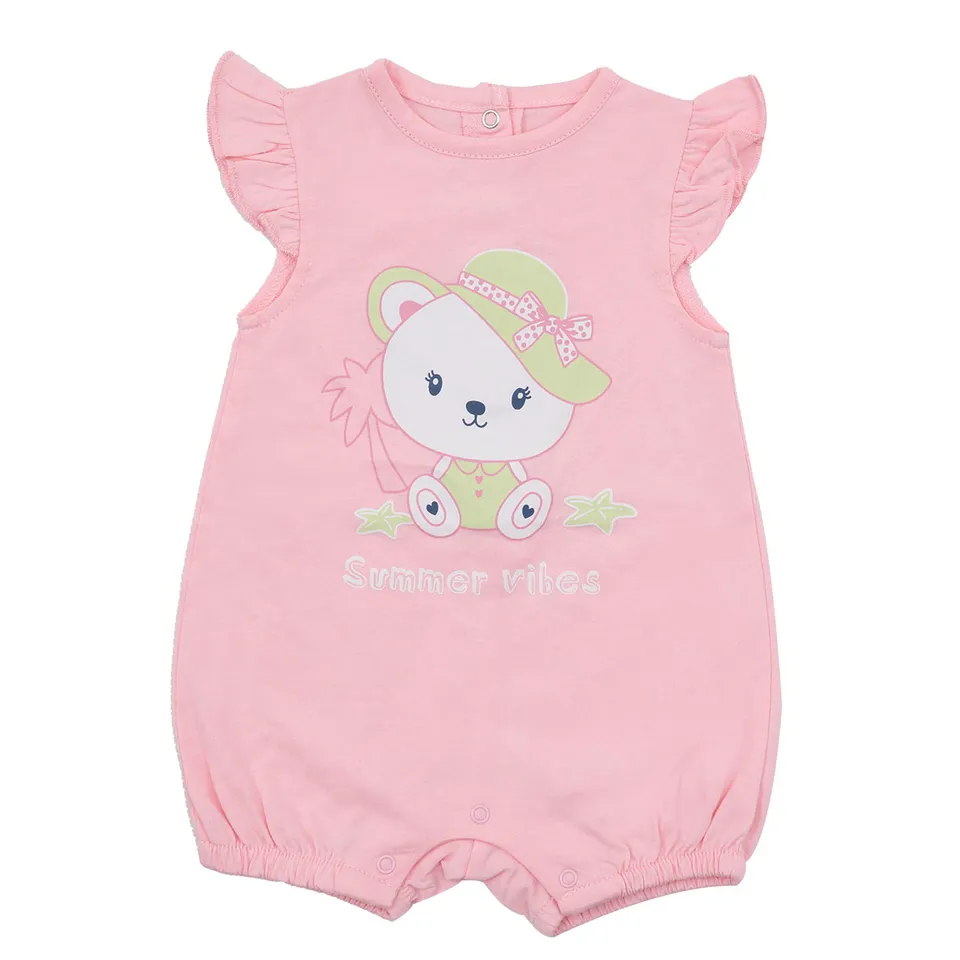 Toys Center Baby Pagliaccetto Jersey Bimba Rosa Orsetto