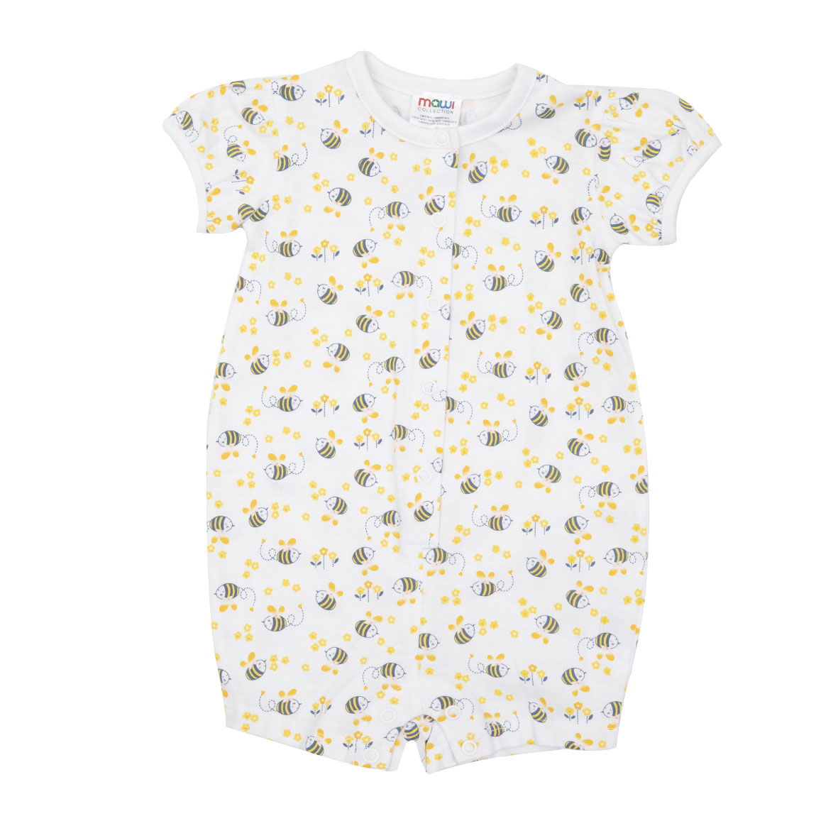 Toys Center Baby Apine pigiama intero bimba bianco jersey
