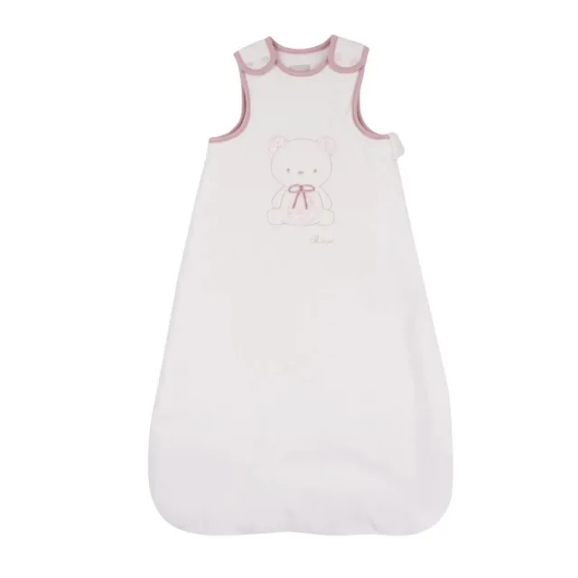 Chicco sacco nanna neonato orsetto bianco rosa cotone
