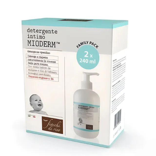 Fiocchi di Riso Mioderm Detergente Intimo 2x240 ml