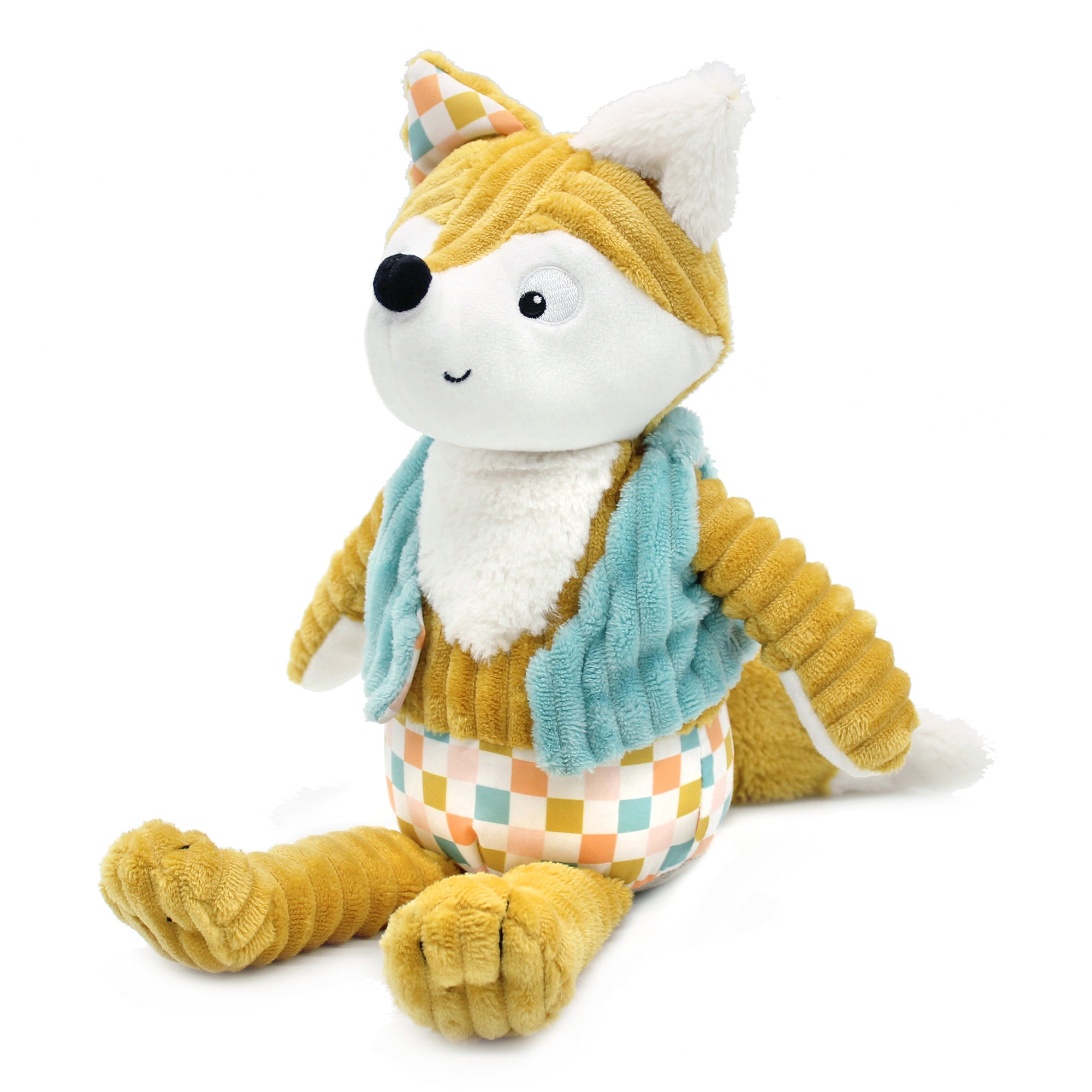 Les Deglingos Originals Cyranos Peluche Volpe Giallo Senape 25 cm