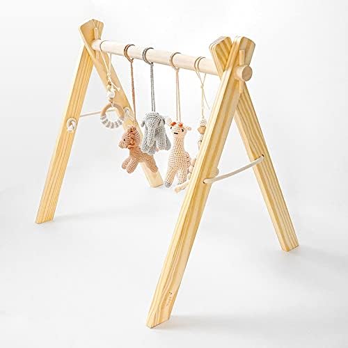 Piccoli Toys Africa palestrina neonato cotone e legno con sonagli