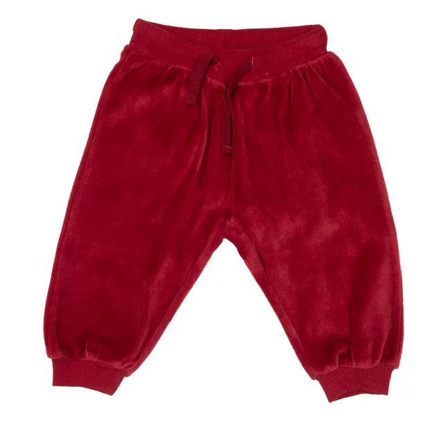 Mawi pantalone ciniglia bimbo con tasca morbido
