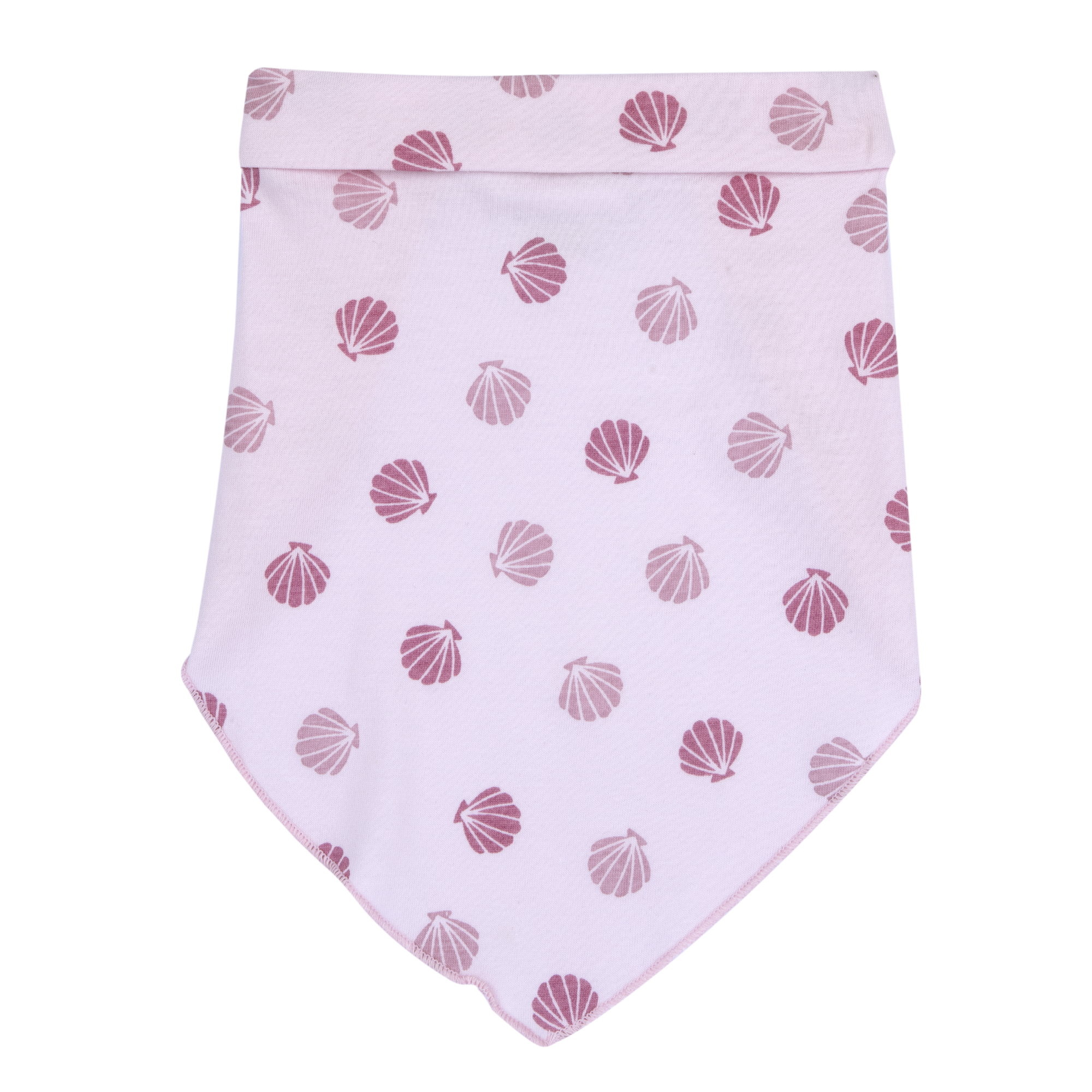Chicco bandana bavaglino bimba rosa conchiglie