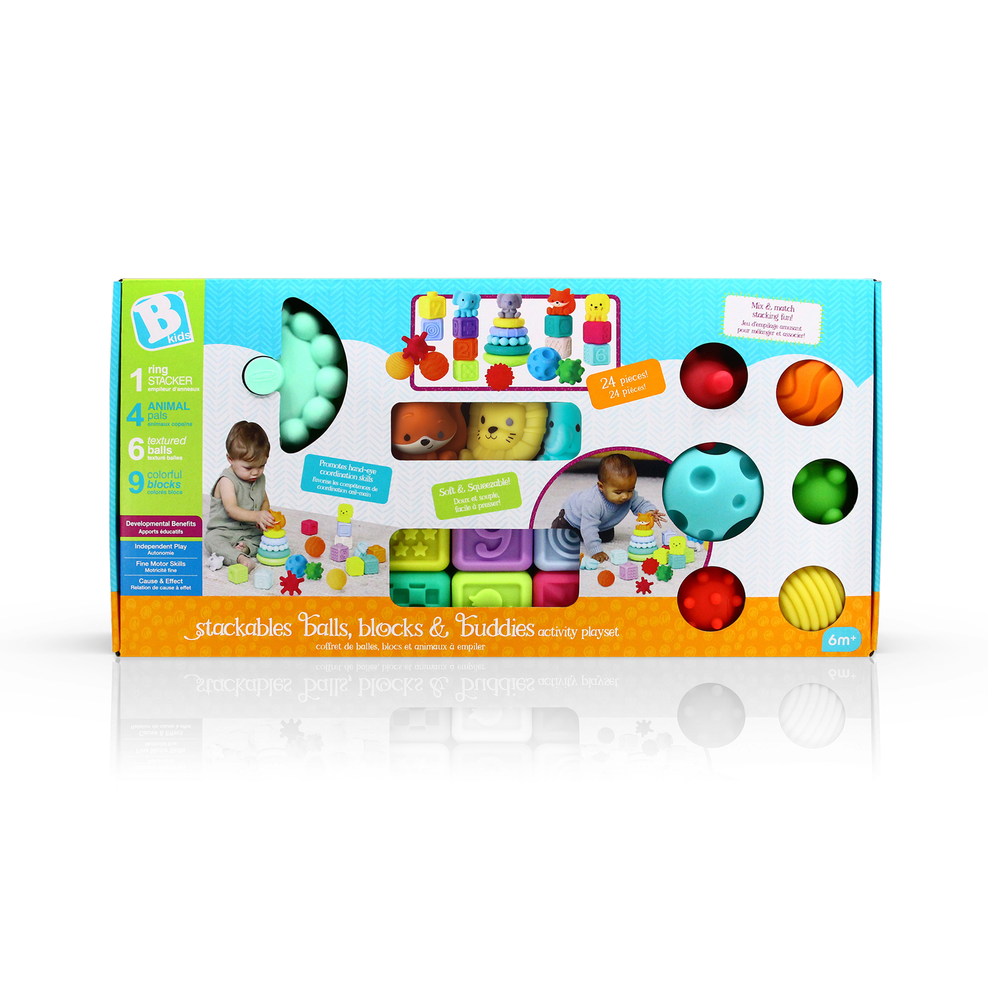 B-Kids Ball Blocks Activity Playset costruzioni 6m+ interattive
