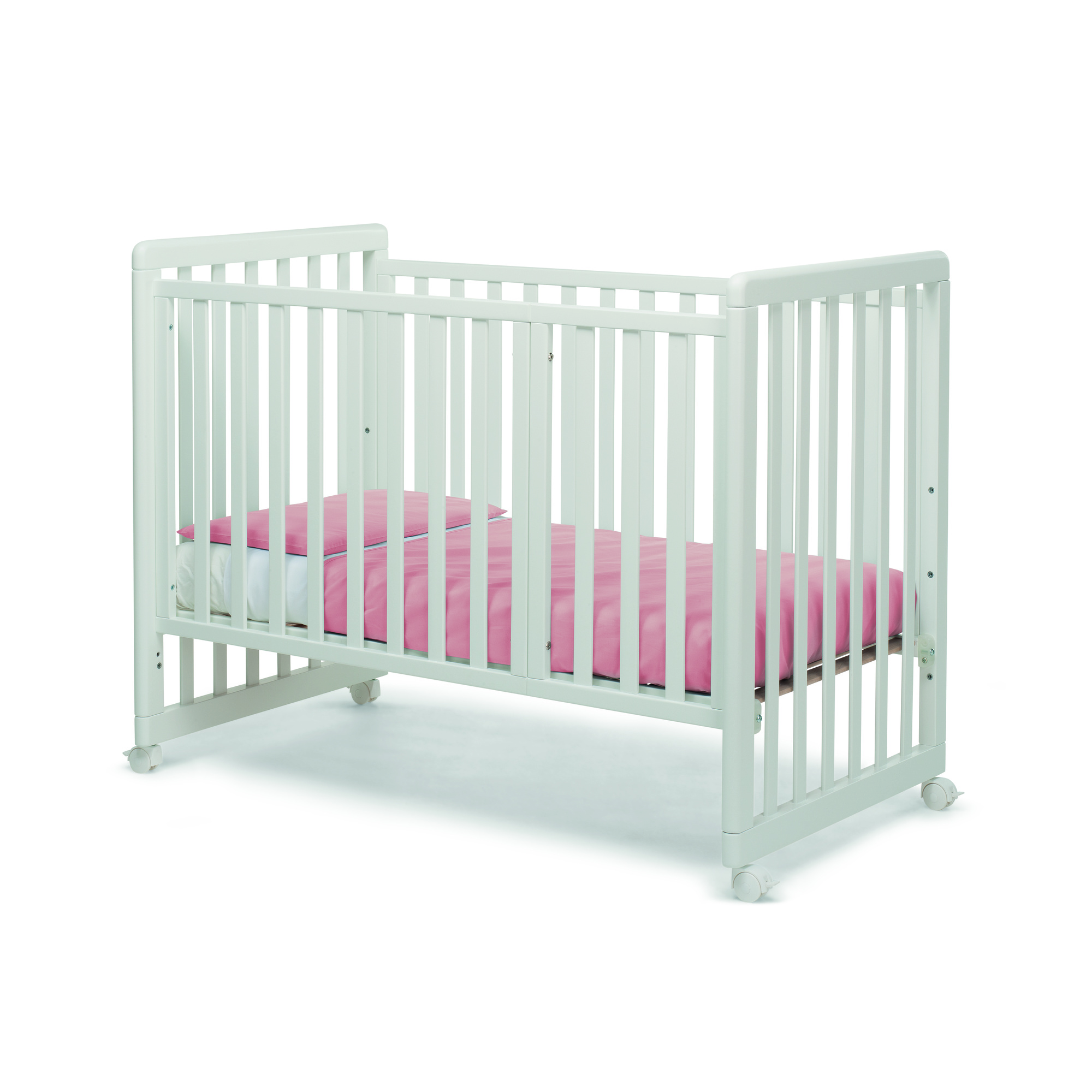 Brevi Forever 8 in 1 lettino bianco tessile pink