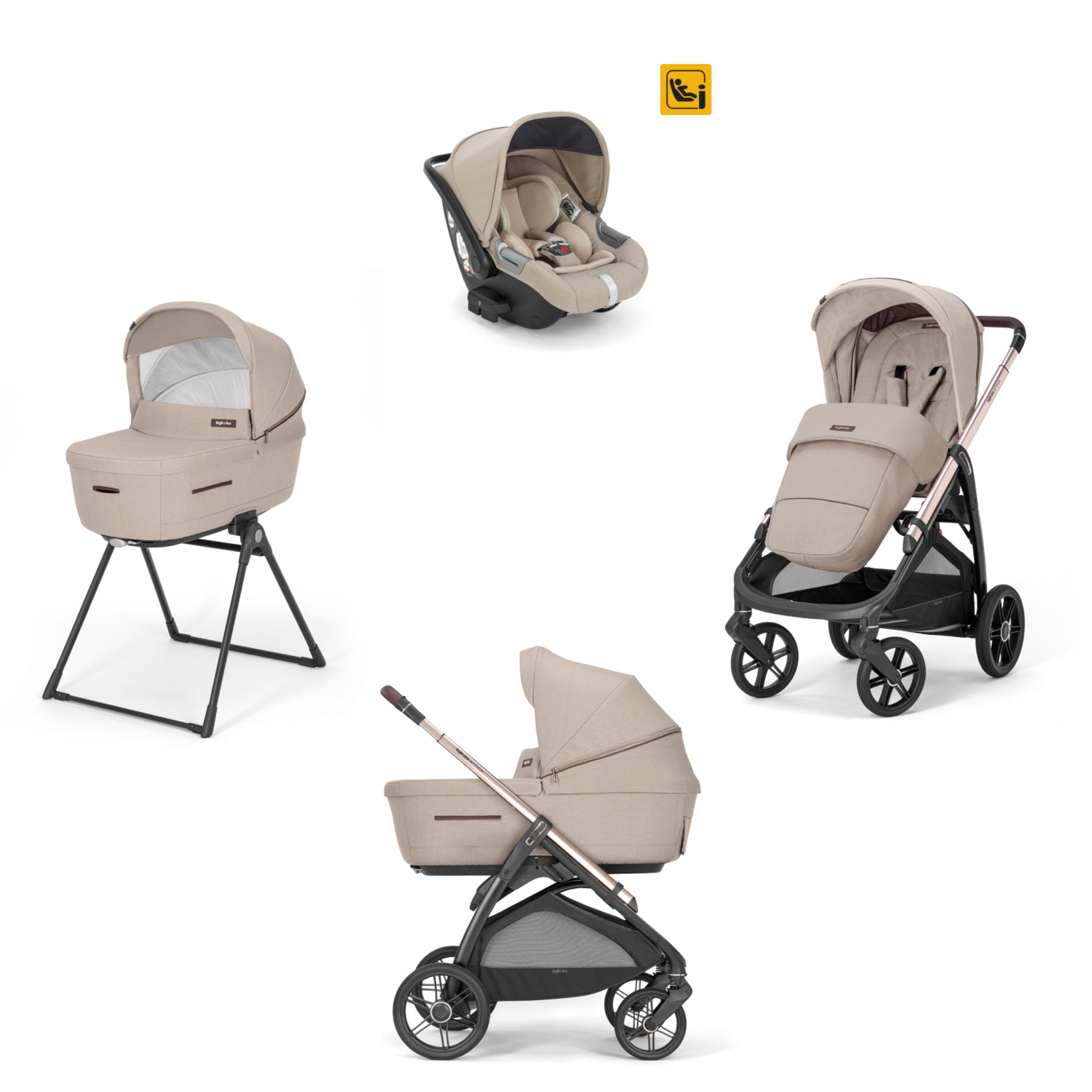 Inglesina Aptica System Quattro Darwin Pashmina Beige