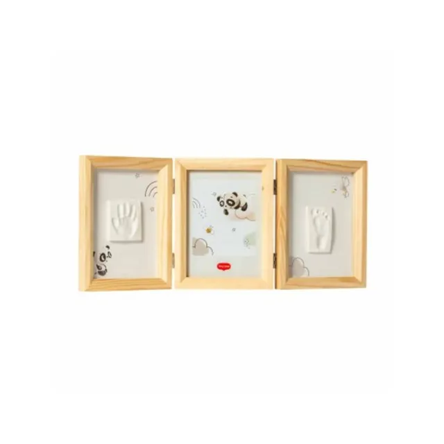 Tiny Love Cornice Doppia Legno con Impronte Neonato