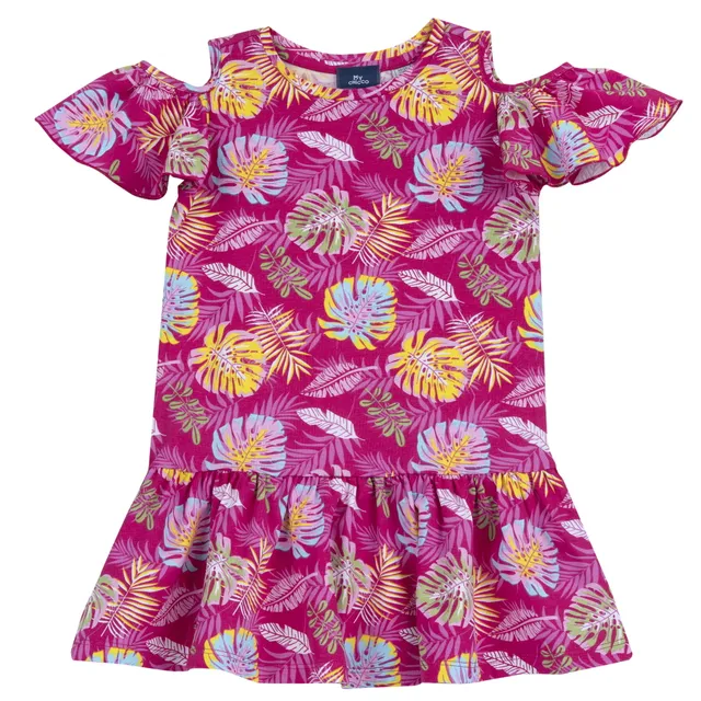 Chicco vestito bambina maniche corte tessuto leggero