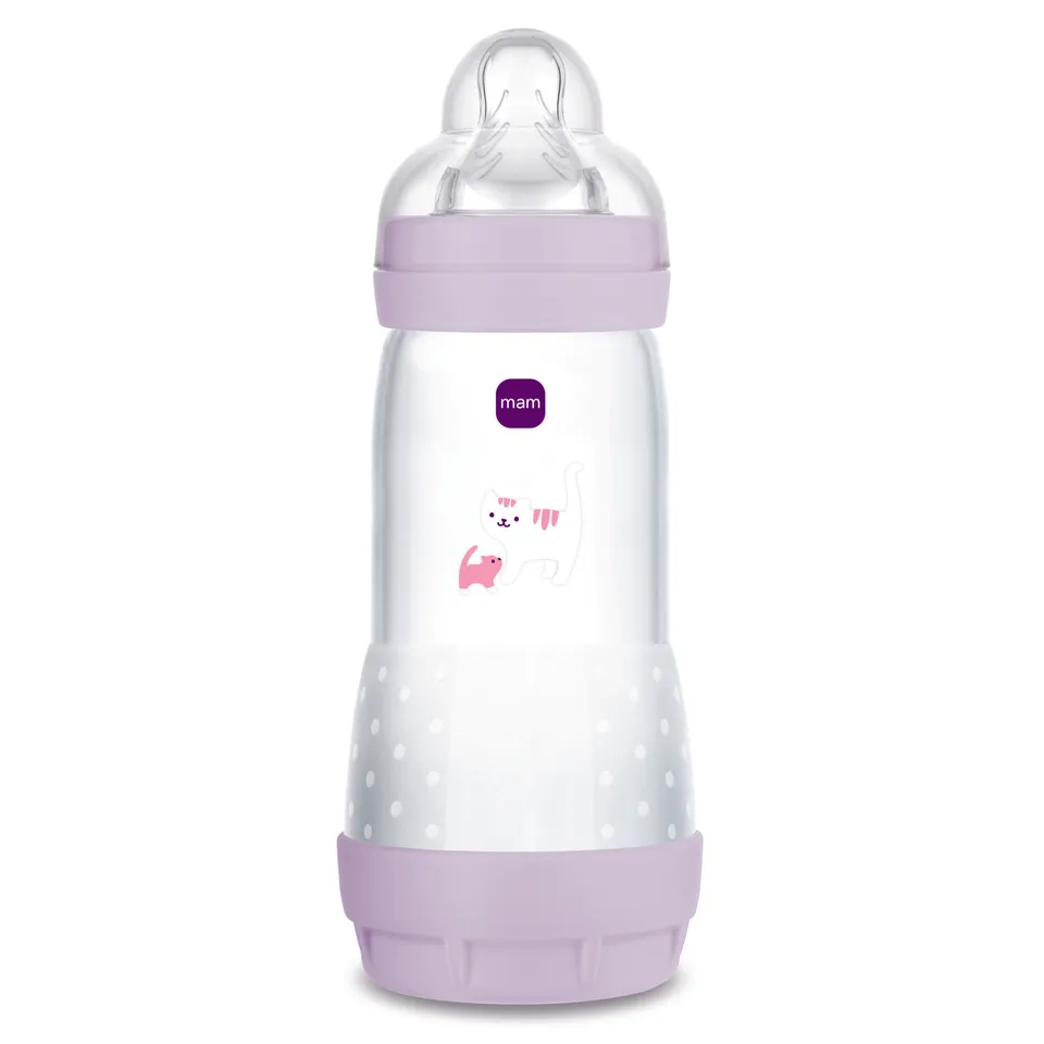 Mam Easy Start biberon anticolica 320 ml lilla 4+ mesi
