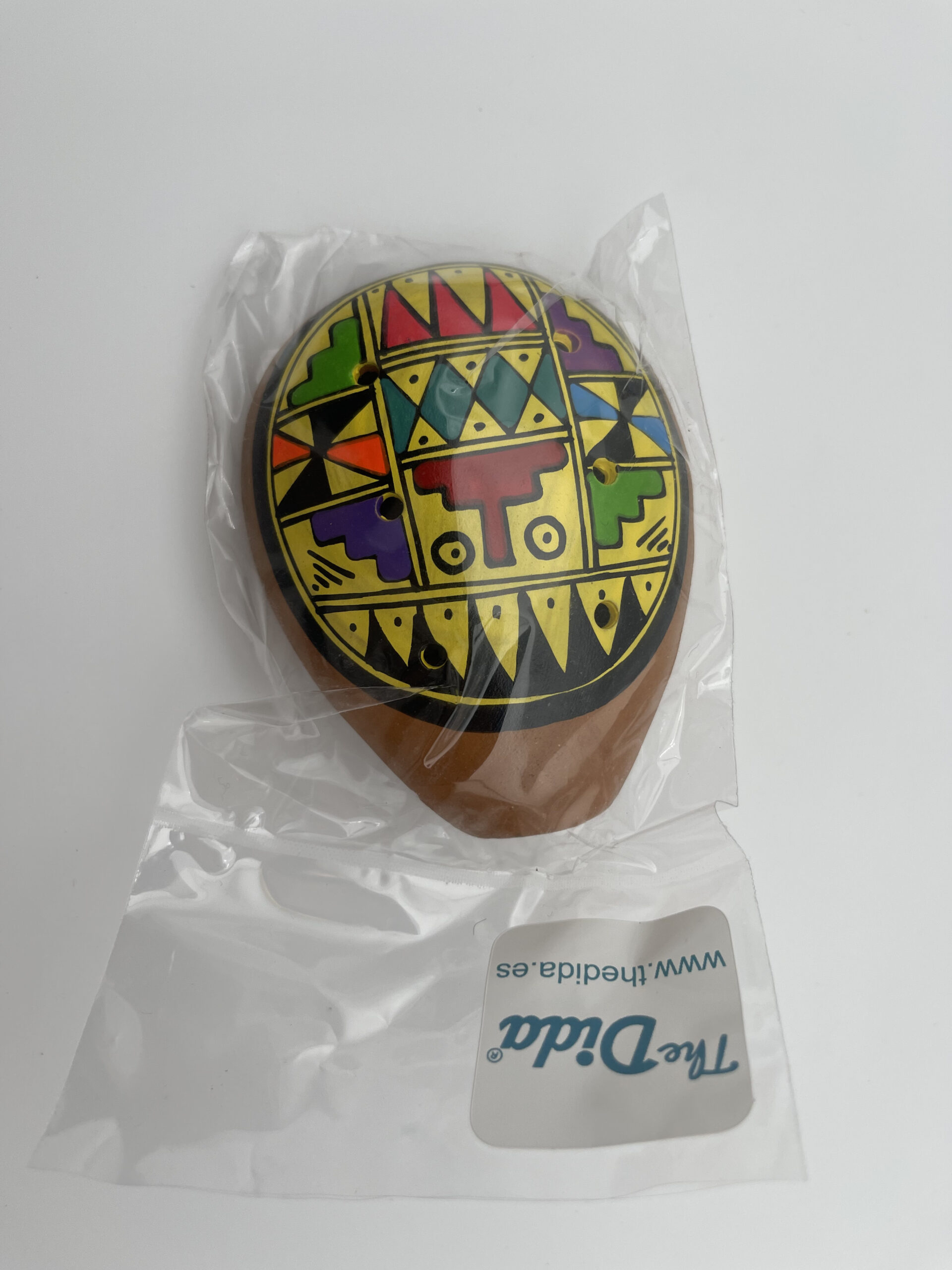 The Dida Ovale Ocarina Terracotta Uccelli Decorata