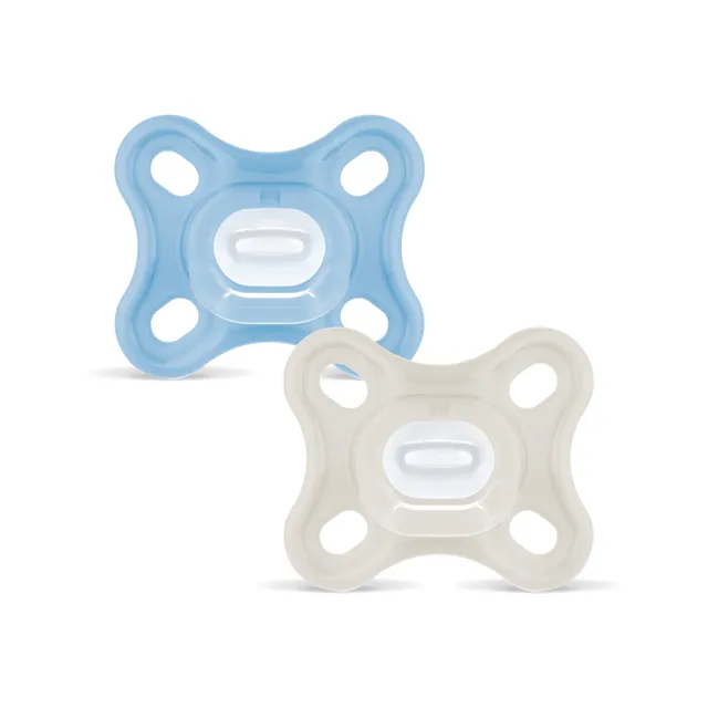 MAM Comfort succhietto silicone 0-3 mesi azzurro 2 pezzi