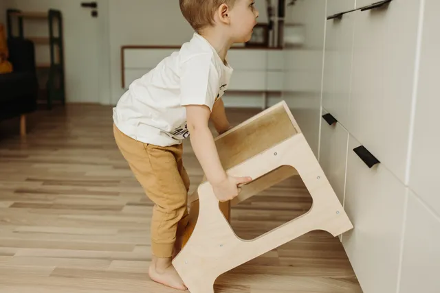 The Dida Gradino Montessori Legno Naturale Bambini