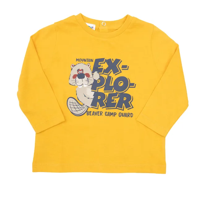 Toys Center Baby t-shirt bimbo maniche lunghe gialla