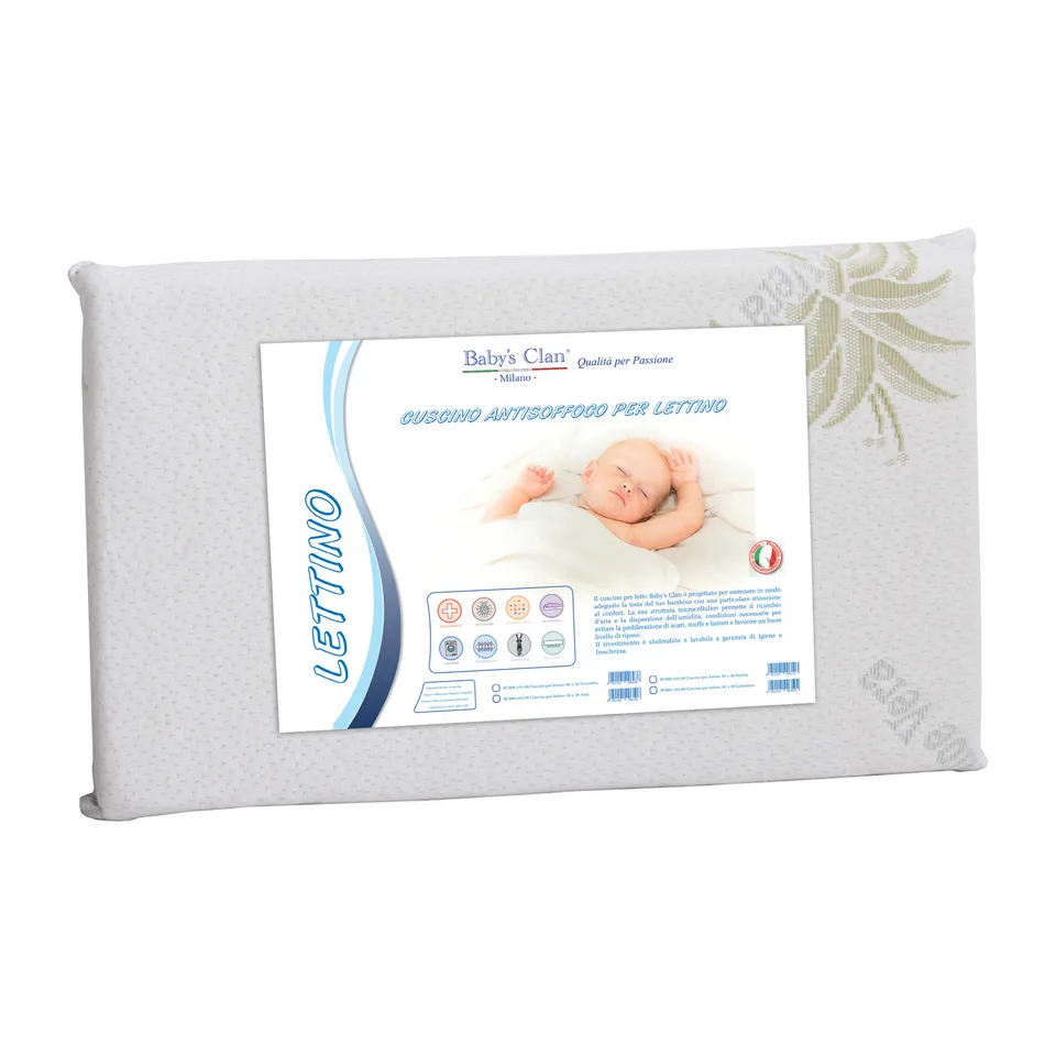 Baby's Clan Aloe cuscino lettino fibra naturale traspirante