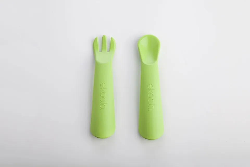 eKoala eKiko set posate bambini verde mais