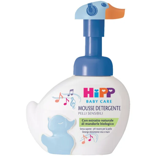 Hipp mousse detergente paperella azzurra 250ml mandorle bio
