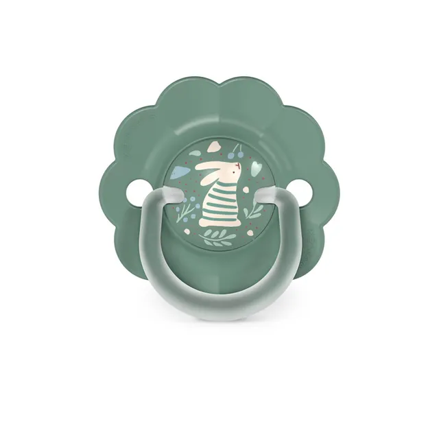 Suavinex Wonderland succhietto 6-18 mesi verde silicone