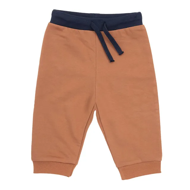 Toys Center Baby pantalone french terry bimbo marrone