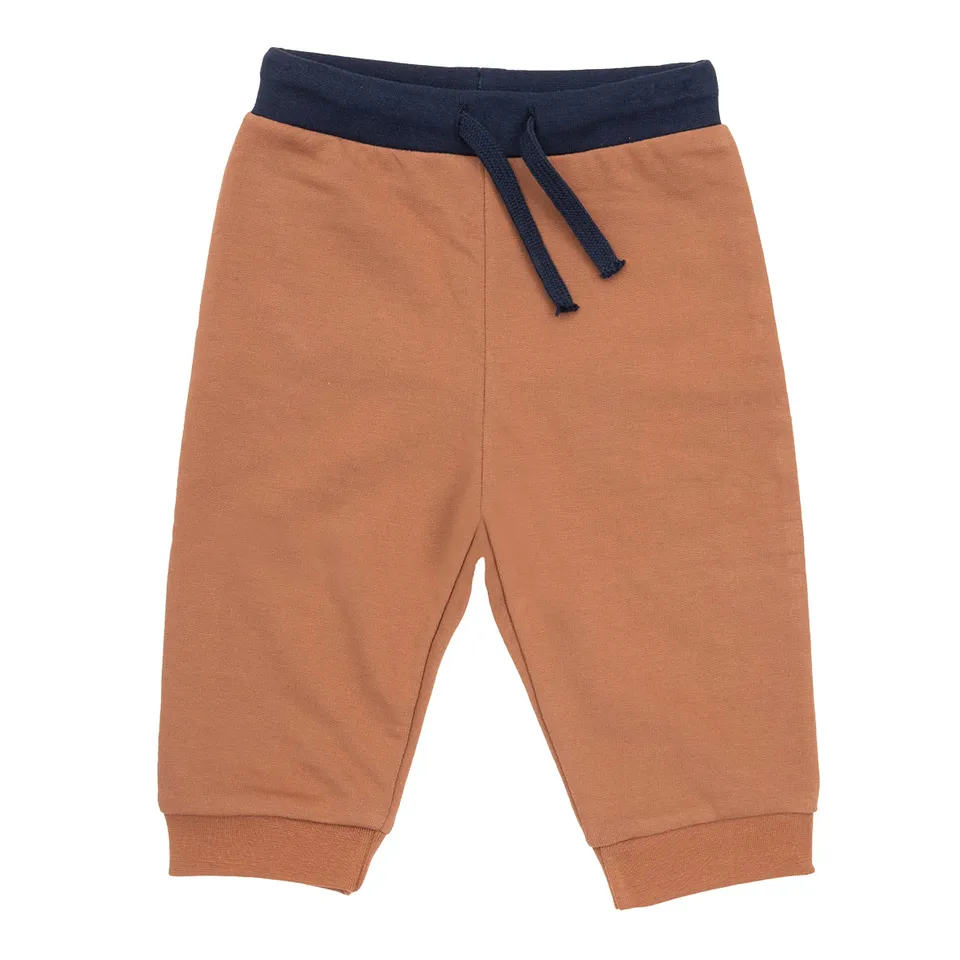 Toys Center Baby pantalone french terry bimbo marrone