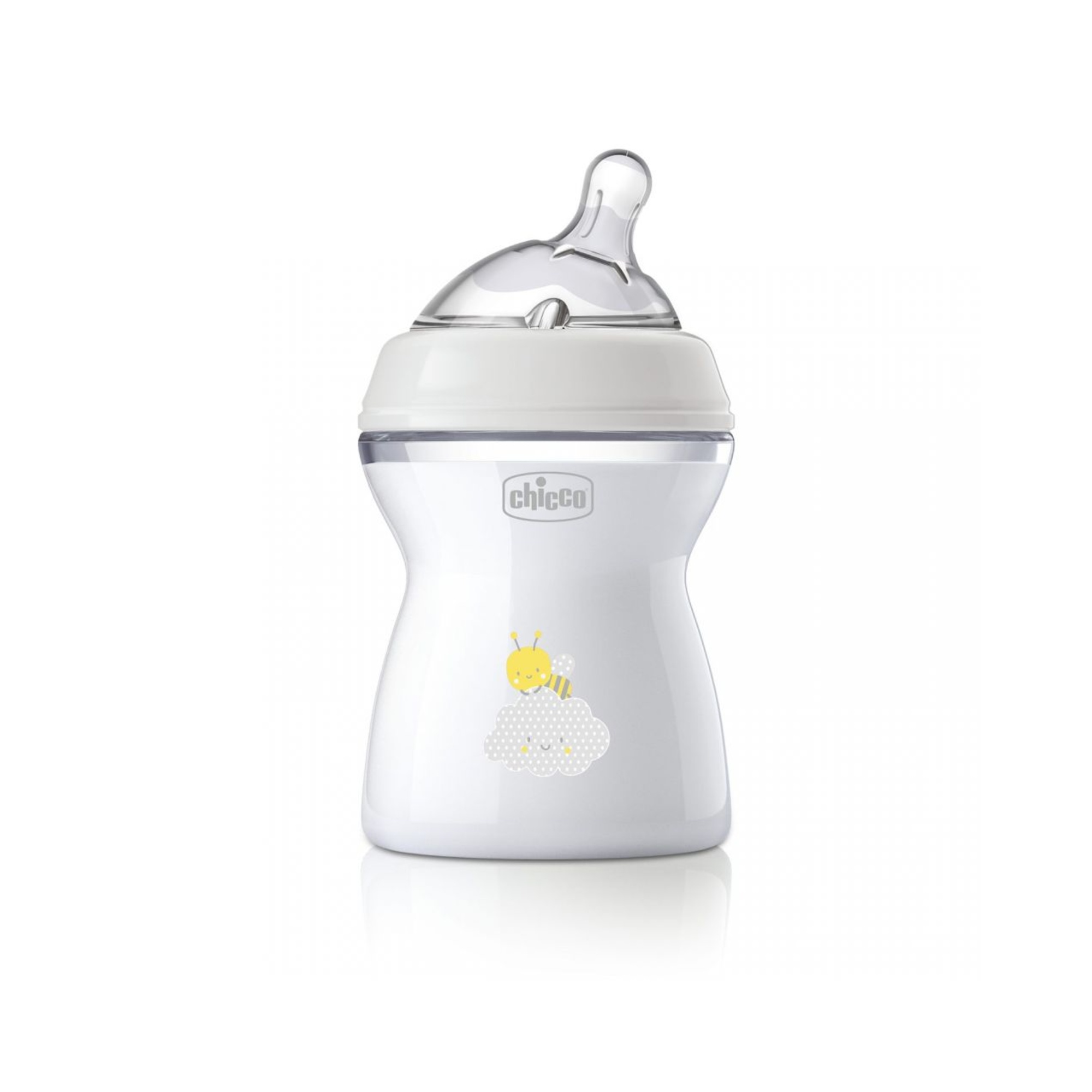 Chicco NaturalFeeling Biberon 250 ml Flusso Medio 2M+