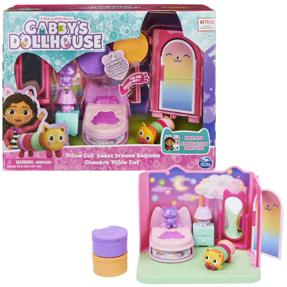 Gabby's Dollhouse Camera Cuscigatta playset 3 anni
