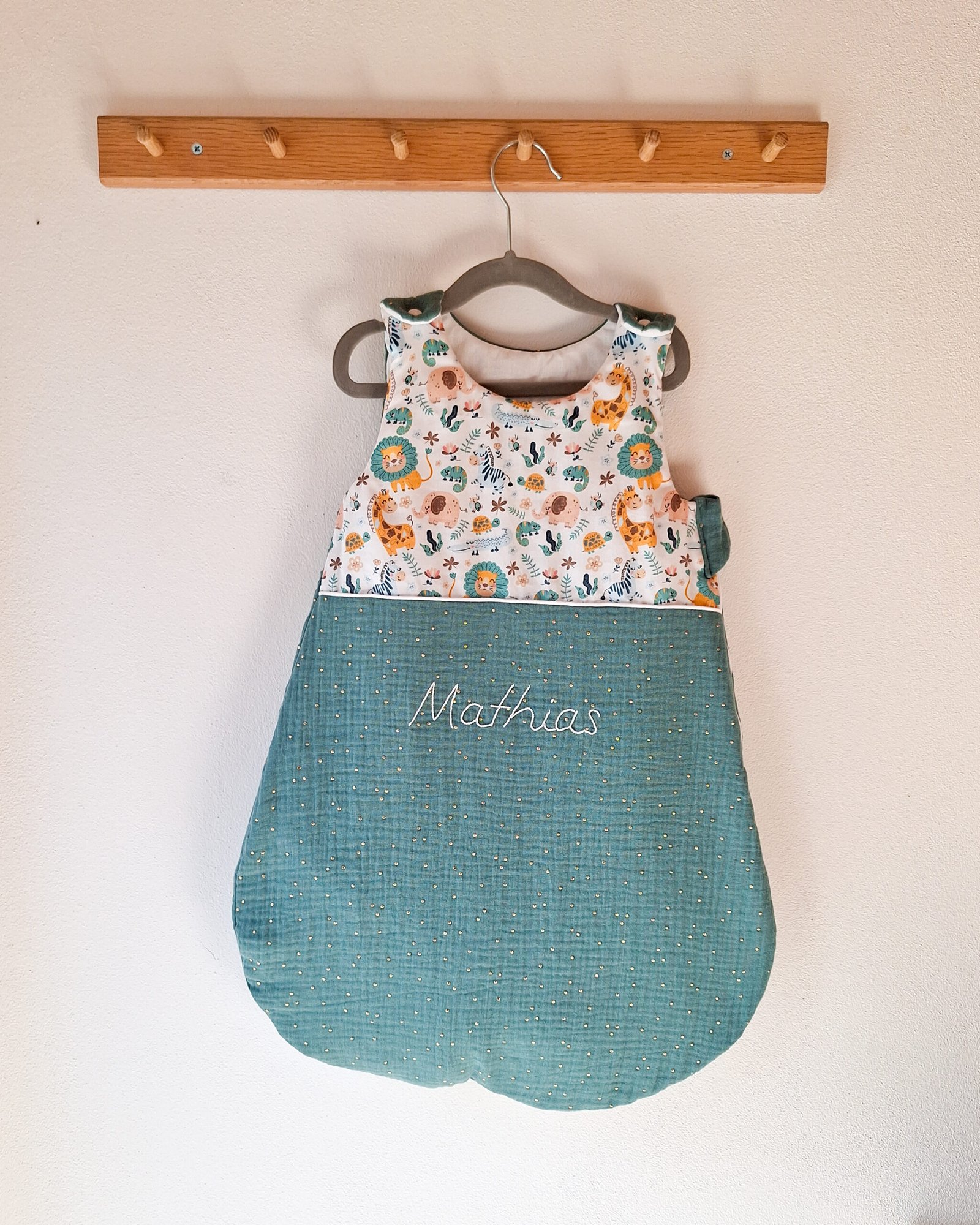 M'Amélie Creations Sacco Nanna Neonato Cotone Ricamato