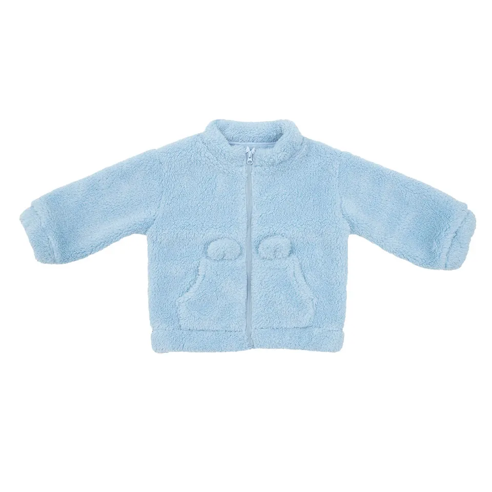Toys Center Baby felpa bimbo azzurra con zip patch