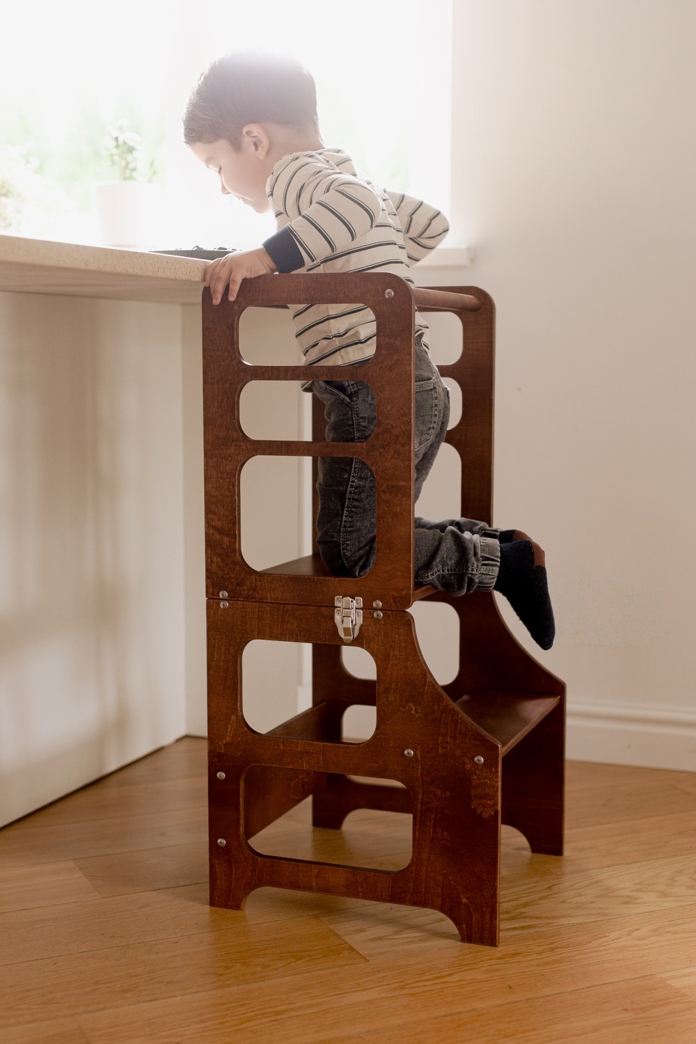 The Dida Honey Glaze torre tavolo sedia legno naturale
