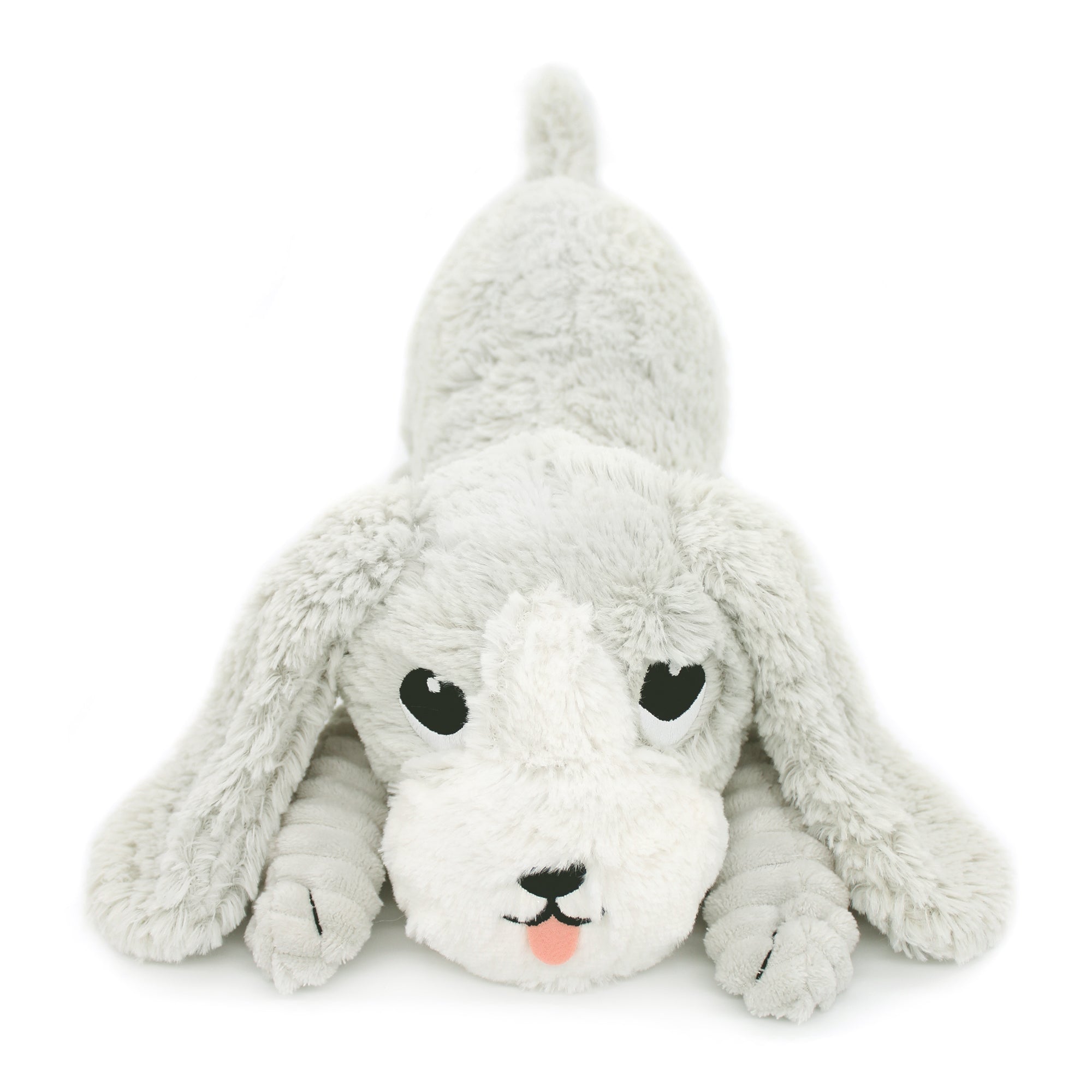 Les Déglingos Ptipotos Toutou Peluche Cane Mamma Grigio